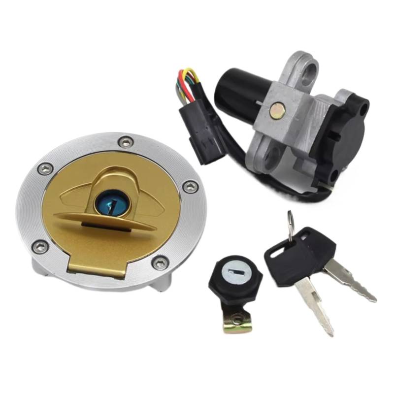 RDEQKIVZ Motorrad-Zündschloss Kompatibel Mit Ducati Für ST4S 2002 Für ST3 2003–2007 Für 1098 2008–2013 Motorrad Für Sitz Für Tankdeckel-Kit Zündschalter von RDEQKIVZ