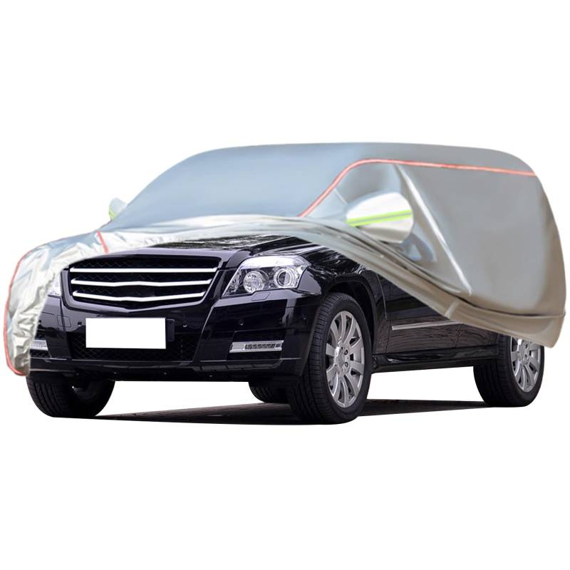 Autoabdeckung Passend For 2008-2015 Mercedes GLK-Klasse, Outdoor-Autoabdeckung, Wind- Und Regenschutz, Winter-Autoabdeckung, Autoabdeckung Mit Seitentür-Reißverschlüssen, Umfassende Pflege For Ihr Aut von RDHMJSJAZ