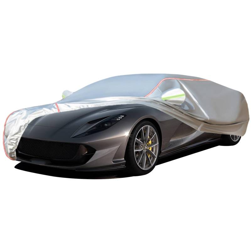 Autoabdeckung Passend For Ferrari 812 Superfast, Outdoor-Autoabdeckung, Wind- Und Regenschutz, Winter-Autoabdeckung, Autoabdeckung Mit Seitentür-Reißverschlüssen, Umfassende Pflege For Ihr Auto(White) von RDHMJSJAZ