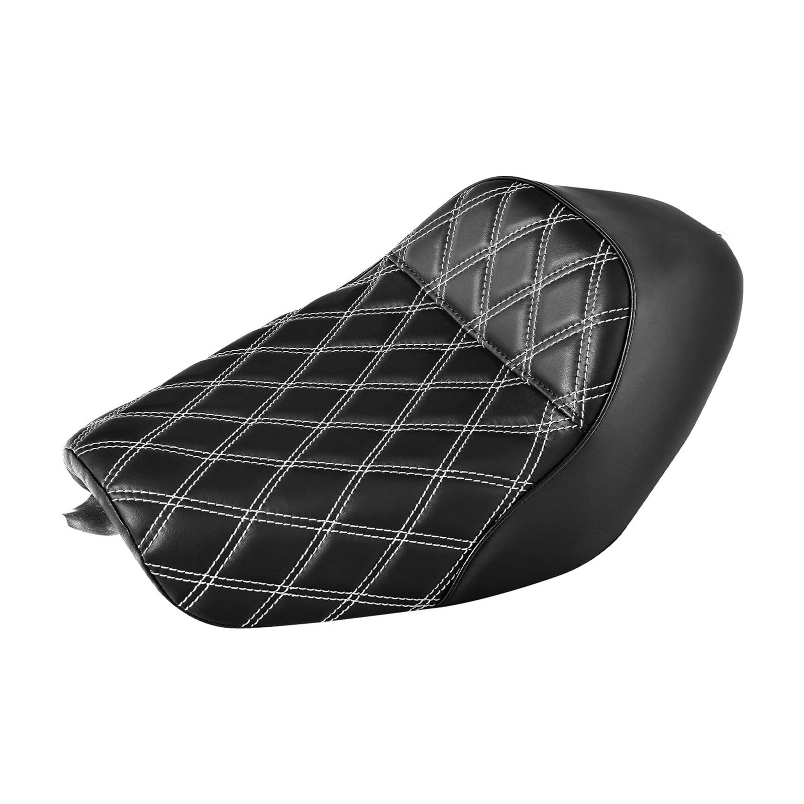 Motorcycle Solo Seat Compatible With Harley Sportster XL 883 1200 48 72 ROADSTER 2010-2021 2020 Front Driver(SILVER) von RDUKALMEX