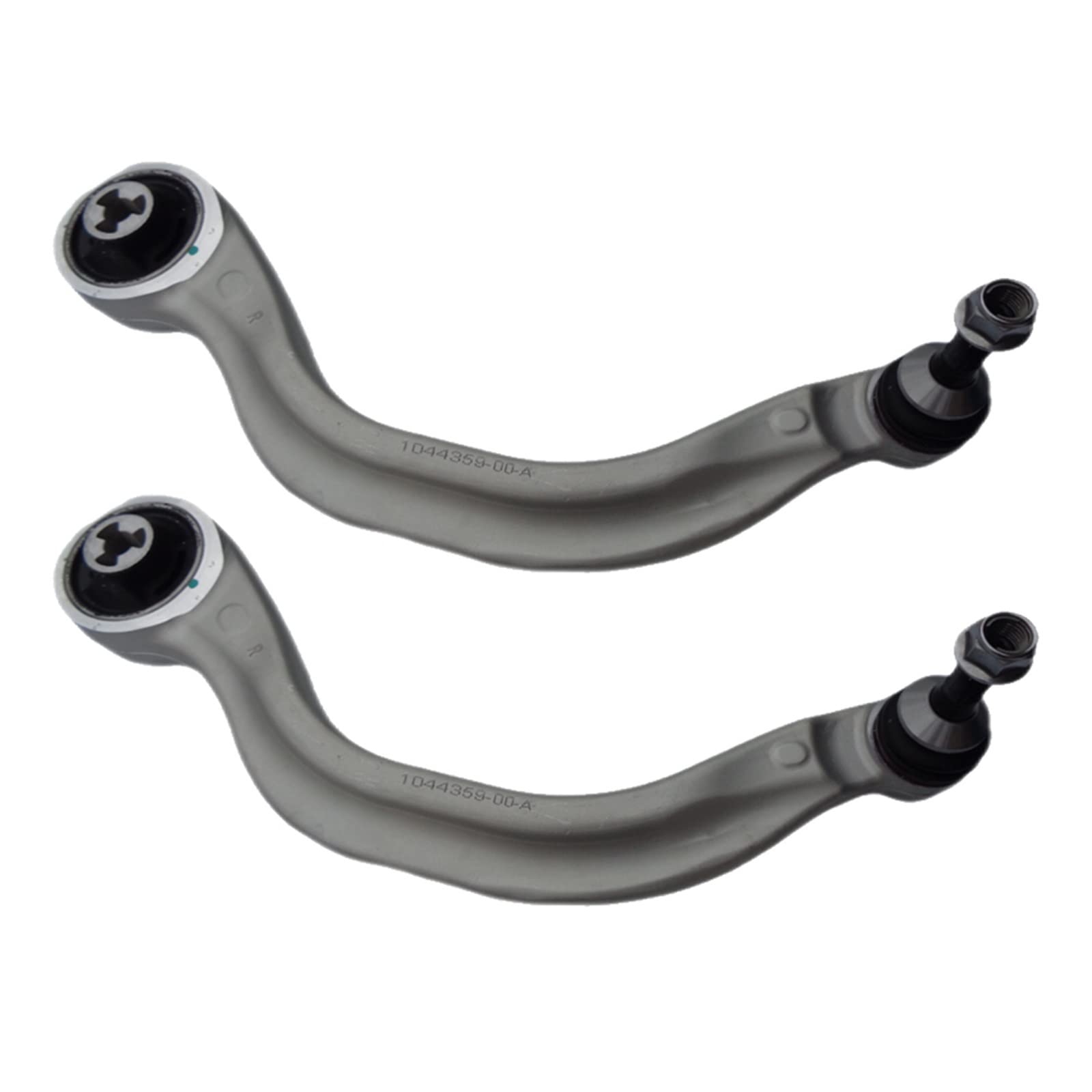 Pair Front Lower Suspension Control Arm Curve Compatible With Tesla Model 3 104435400A 104435900A 1044354-00-A 1044359-00-A von RDUKALMEX