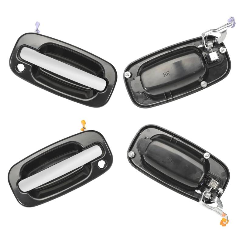 RDWSPLI Außengriff Autotür Kompatibel Mit Chevrolet Für Avalanche 1500 2500 1999 2000 2001 2002 2003 2004 2005 2006 2007 4 PCS Außentürgriffe 15745149 1518241 von RDWSPLI