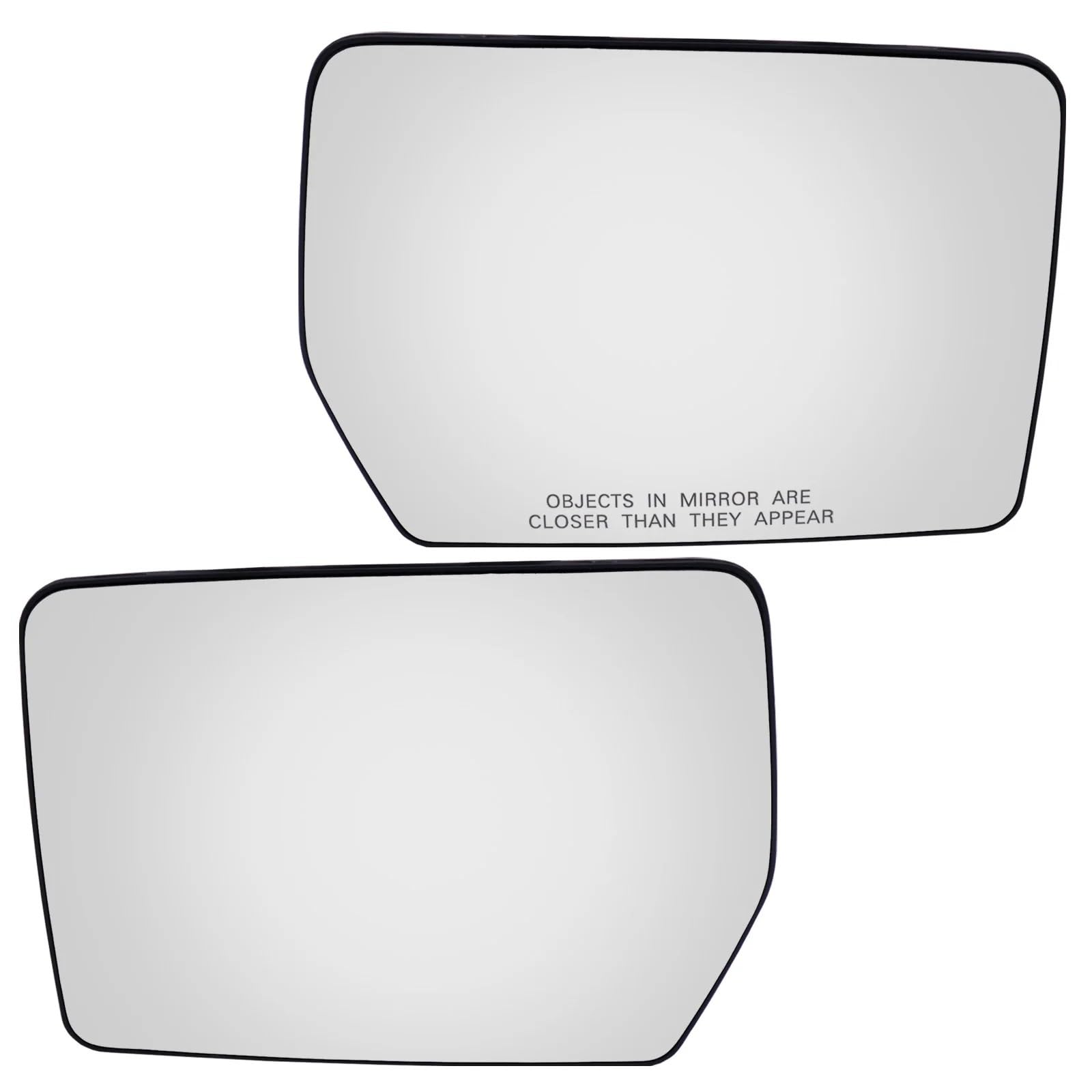 RDWSPLI Auto Außen Spiegelglas Kompatibel Mit Ford Für 2004 2005 2006 2007 2008 2009 2010 Links Rechts LKW Elektrisch Beheizt Spiegelglas Auto Rückspiegel Glas Fahrer Beifahrerseite(1 Pair) von RDWSPLI