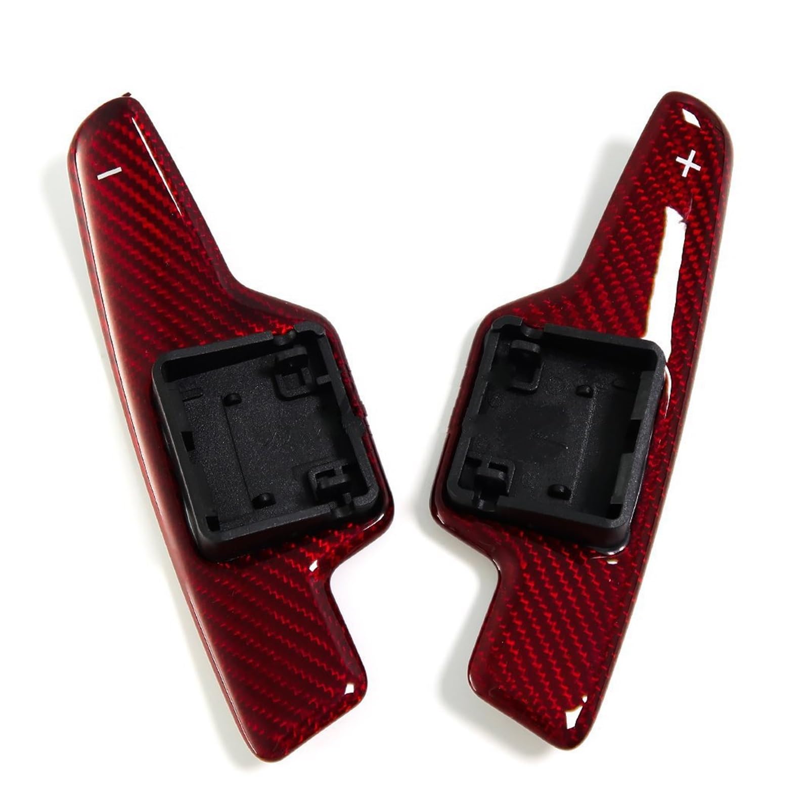 RDWSPLI Erweiterung Paddle Kompatibel Mit Chevrolet Für Corvette C8 3LT Für Stingray Für Coupe Z51 Carbon-Autoschaltwippe Lenkrad-Schaltwippenverlängerung(Red) von RDWSPLI