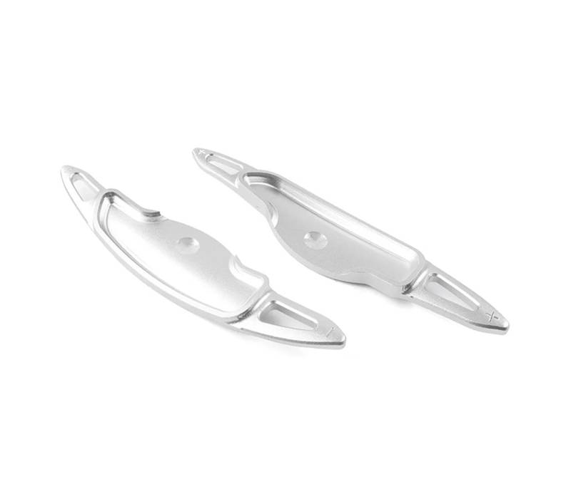 RDWSPLI Erweiterung Paddle Kompatibel Mit Genesis Für GV70 GV80 2022 2023 Für Genesis G80 2019 2020 Auto-Schaltwippen Aus Aluminiumlegierung Lenkrad-Schaltwippenverlängerung(Silver) von RDWSPLI