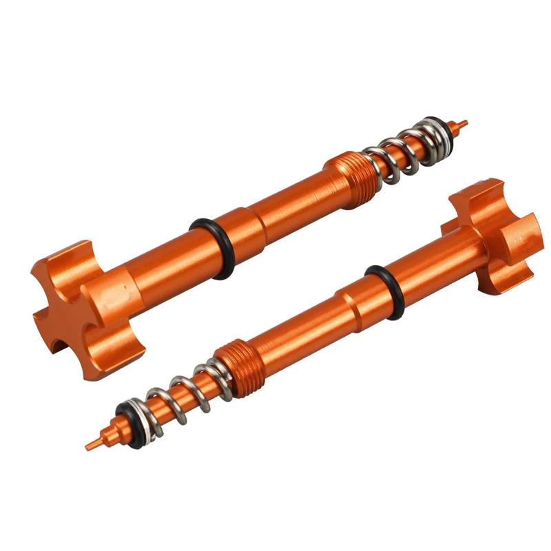 RDWSPLI Motorrad Schrauben Set Für CRF250R Für CRF250X 2004-2009 2PCS Mischung Vergaser Einstellschraube Motorrad Verkleidung Für Bolzen Sortiment Kit(Orange) von RDWSPLI