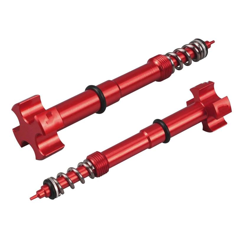 RDWSPLI Motorrad Schrauben Set Für CRF250R Für CRF250X 2004-2009 2PCS Mischung Vergaser Einstellschraube Motorrad Verkleidung Für Bolzen Sortiment Kit(Red) von RDWSPLI