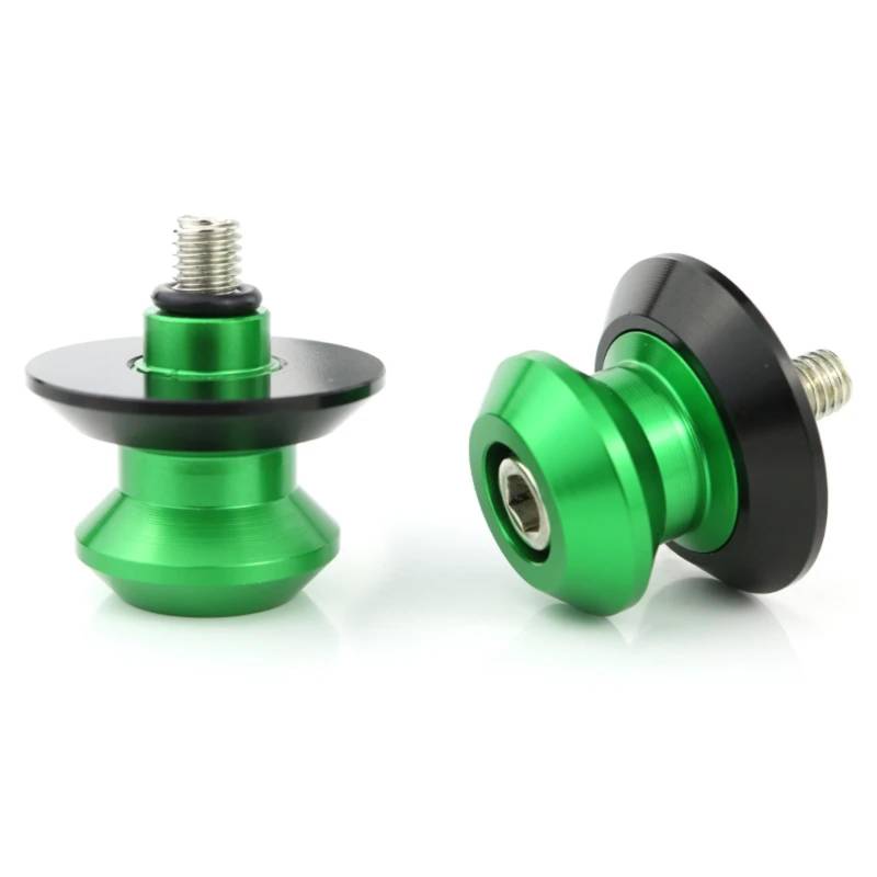 RDWSPLI Motorrad Schrauben Set Für Daytona 675 2012-2022 Motorrad CNC Schwinge Spulen Spulen Sliders Schrauben Ständer Motorrad Schrauben Schrauben Muttern Automotive Teile(Green) von RDWSPLI