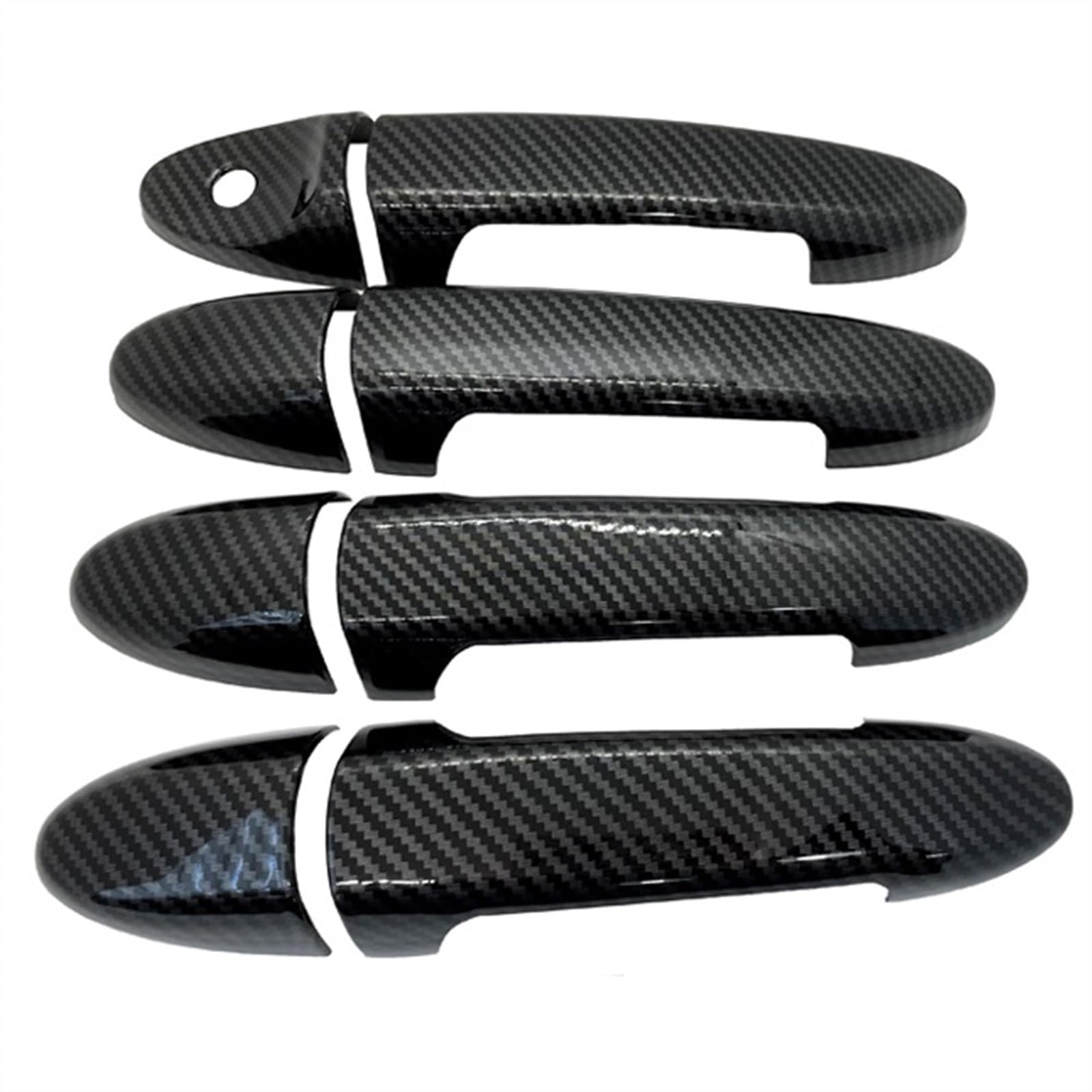 RDWSPLI Türgriffe Abdeckkappen Kompatibel Mit Ford Für Escape Für Mercury Für Mariner 2008 2009 2010 2011 2012 Auto-Außentürgriffabdeckung Türgriff Dekorativ(Carbon Fiber) von RDWSPLI