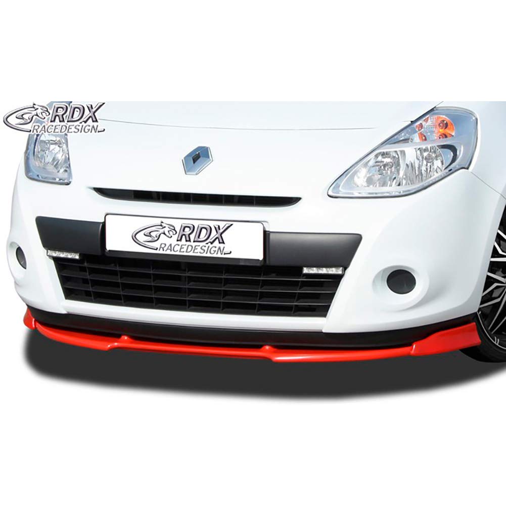 Frontspoiler Vario-X kompatibel mit Renault Clio III Phase 2 2009-2012 exkl. RS (PU), Unlackiert von RDX Racedesign