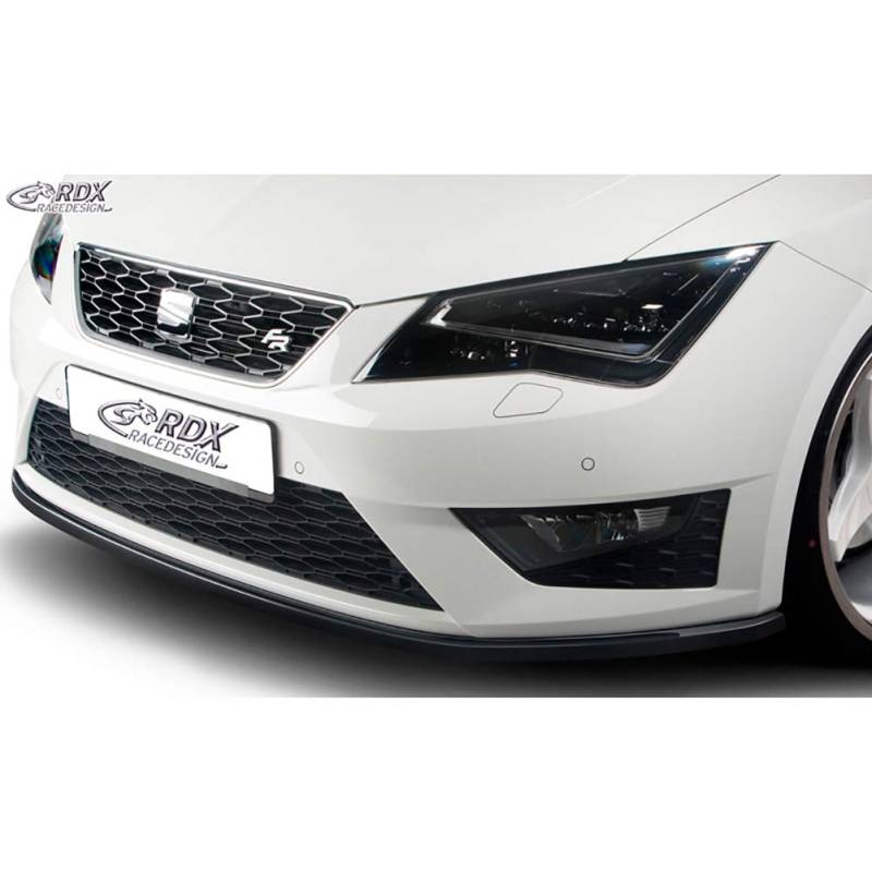 Frontspoileransatz Seat Leon 5F SC/5-türer/ST FR/Cupra 2013- (ABS Schwarz glänzend) von RDX Racedesign