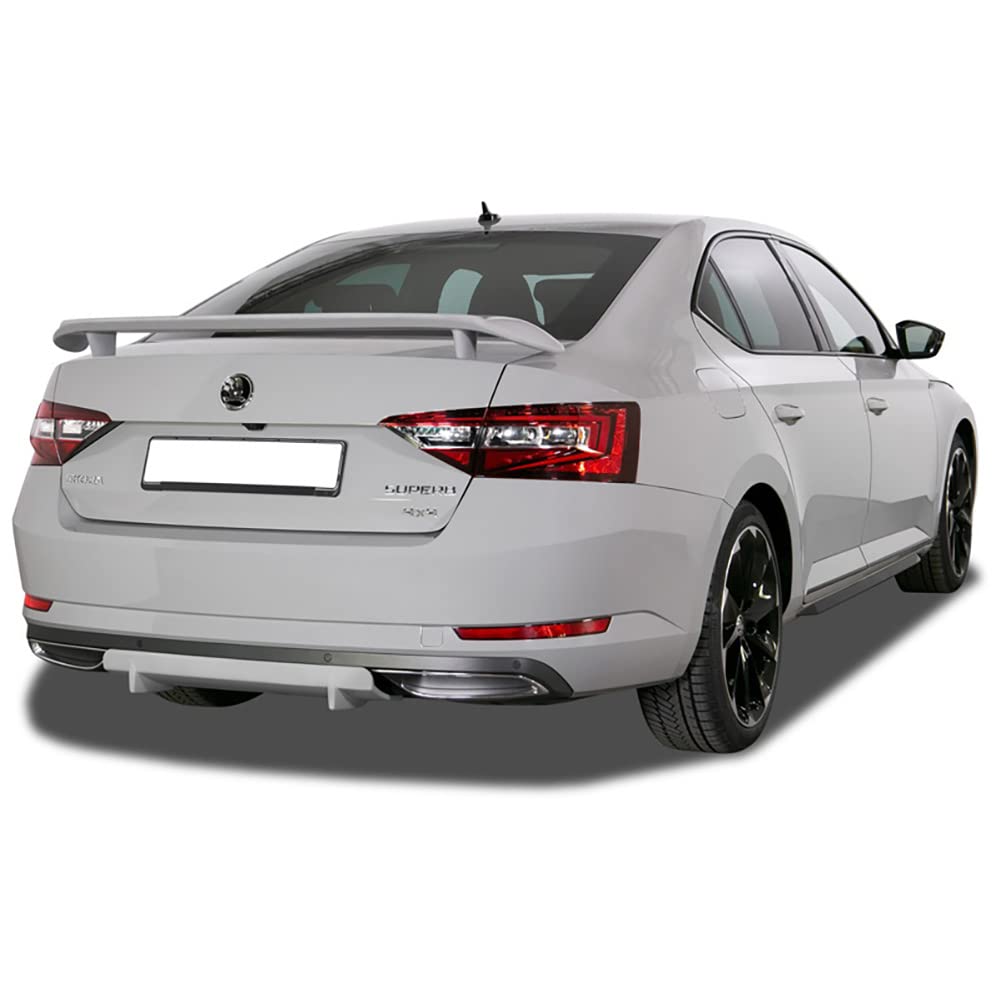 Heckschürzenansatz 'Diffuser U-Diff XL' kompatibel mit Skoda Superb III (3V) 2015- (PU) von RDX Racedesign