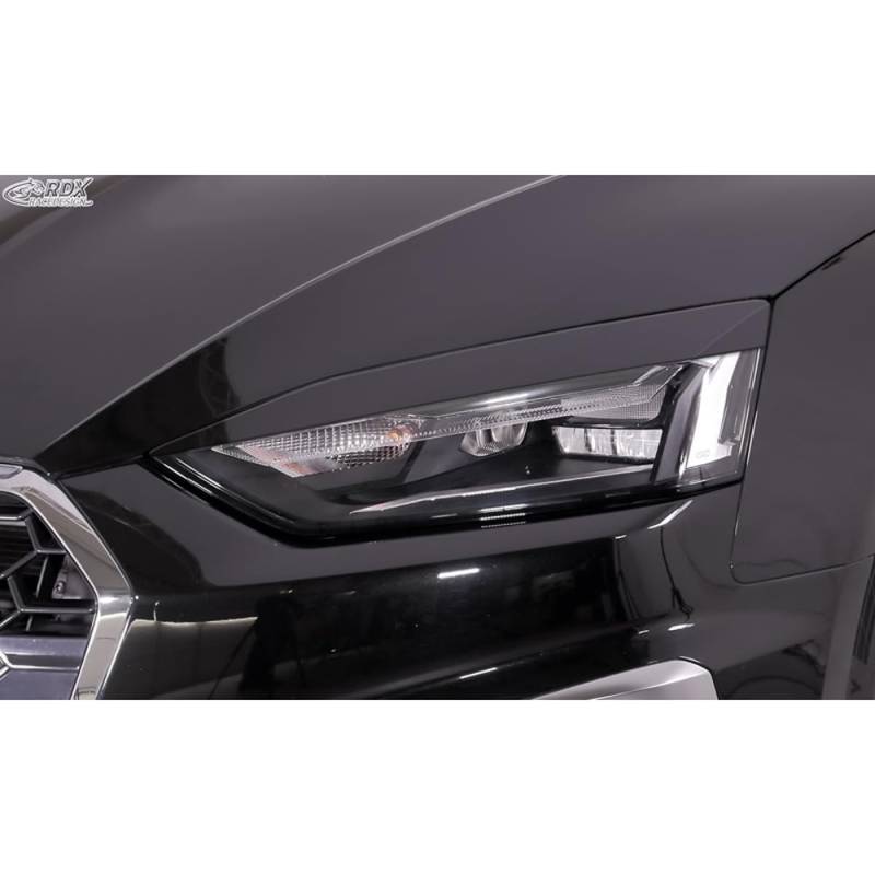 Scheinwerferblenden kompatibel mit Audi A5 (F5) 2016-2020 & Facelift 2020- (nur LED-Scheinwerfer, nicht für Matrix-LED) (ABS), Unlackiert von RDX Racedesign