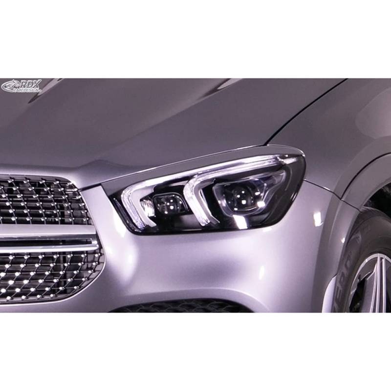 Scheinwerferblenden kompatibel mit Mercedes GLE (X167) 2018- (ABS) von RDX Racedesign