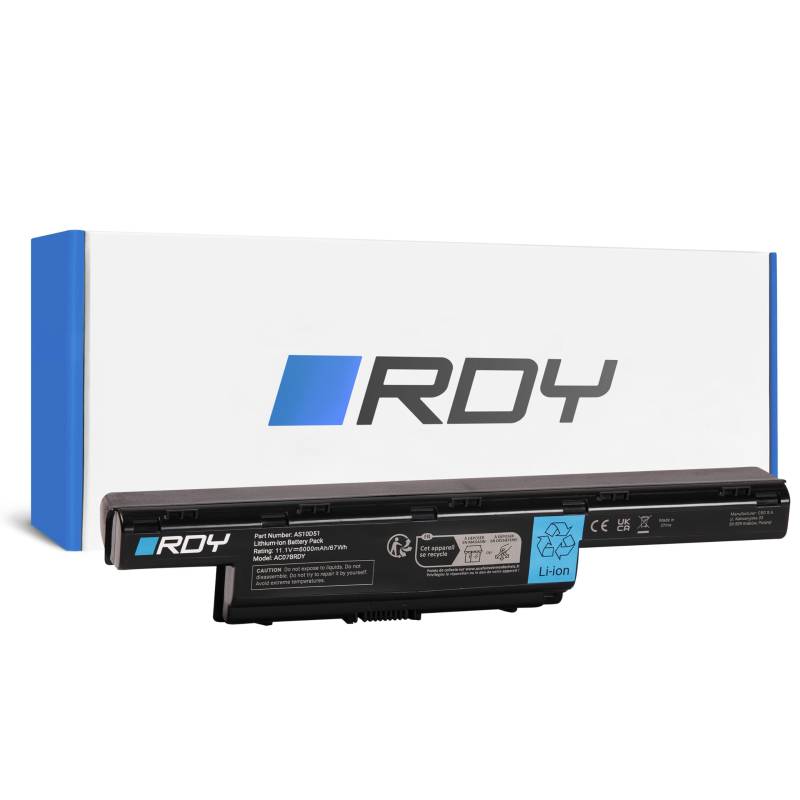 RDY Laptop Akku AS10D31 AS10D41 AS10D51 AS10D71 AS10D75 AS10D81 Notebook Batterie für Acer Aspire 5733 5750 5741 5741G 5742G 5750G E1-531 E1-531G E1-571G (Kapazität: 6000 mAh 11.1V) von RDY