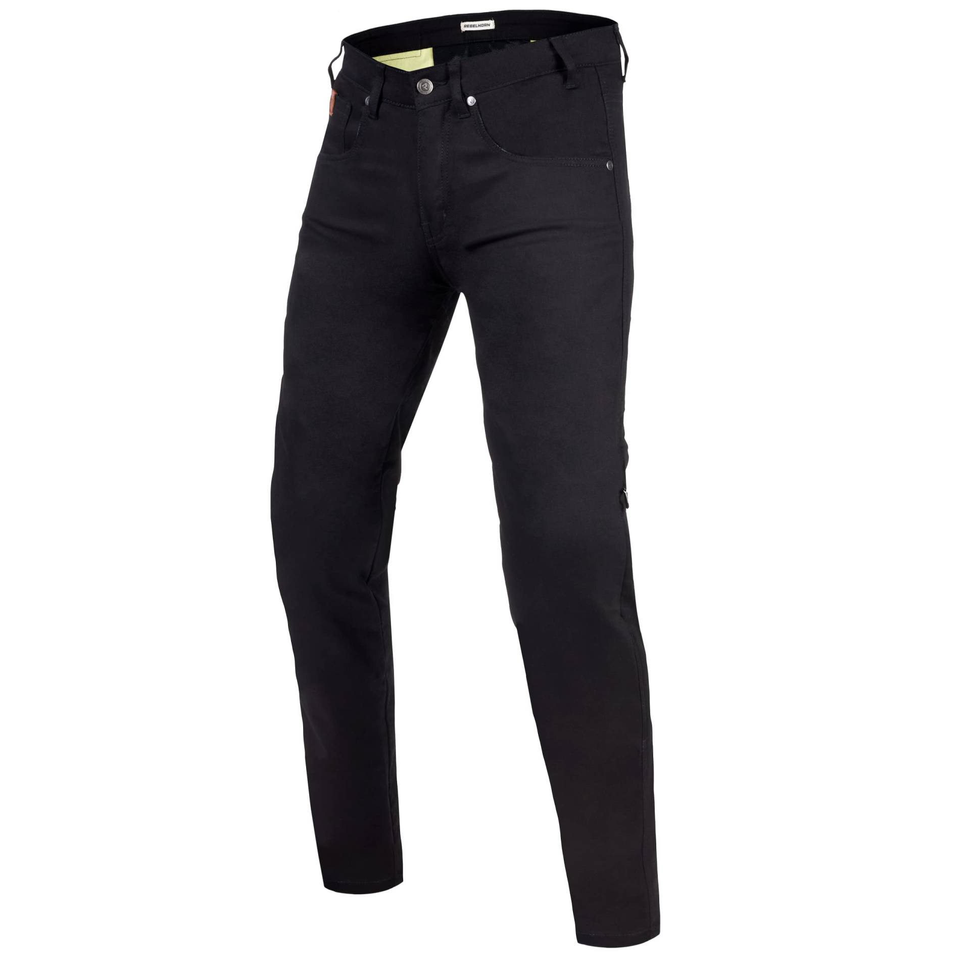 REBELHORN Classic II Motorradjeans Herren | Aramidfaser Futter | CE-Level 2 Knie und Hüftprotektoren | Reflektierende Elemente | 4 Taschen | Slim Fit von REBELHORN