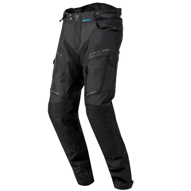 REBELHORN Cubby IV Motorradhose Herren | Textil | Reissa Membran | Knieprotektoren Stufe 2 | Mesh-Belüftungseinsätze | 4 Taschen | Reflektierende Elemente von REBELHORN