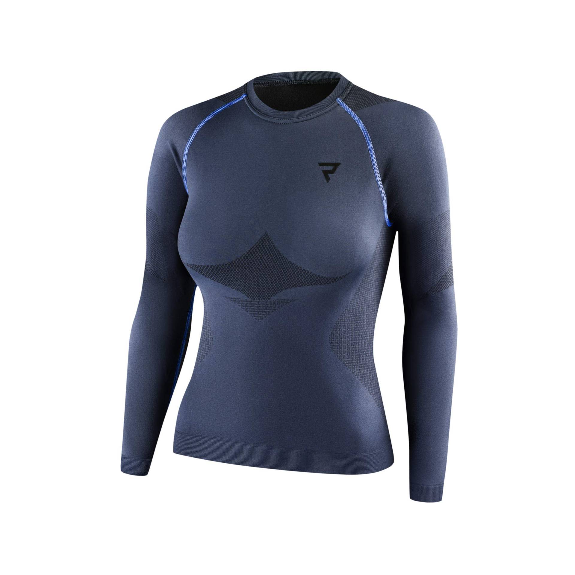 REBELHORN Damen Freeze Lady Funktionswäsche, Langarm Damen Grau/Schwarz, L EU von REBELHORN