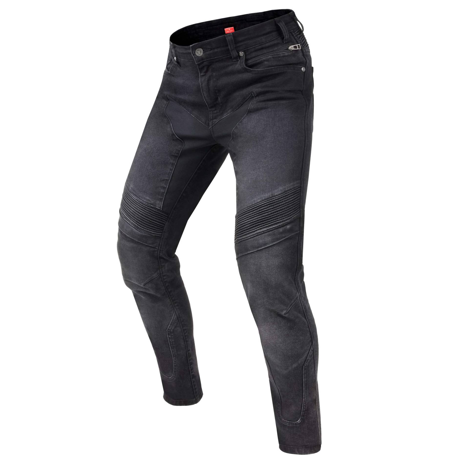 REBELHORN Eagle III Motorradjeans Herren | Aramidfaser Futter | Knie und Hüftprotektoren SAS-TEC | Slim Fit von REBELHORN