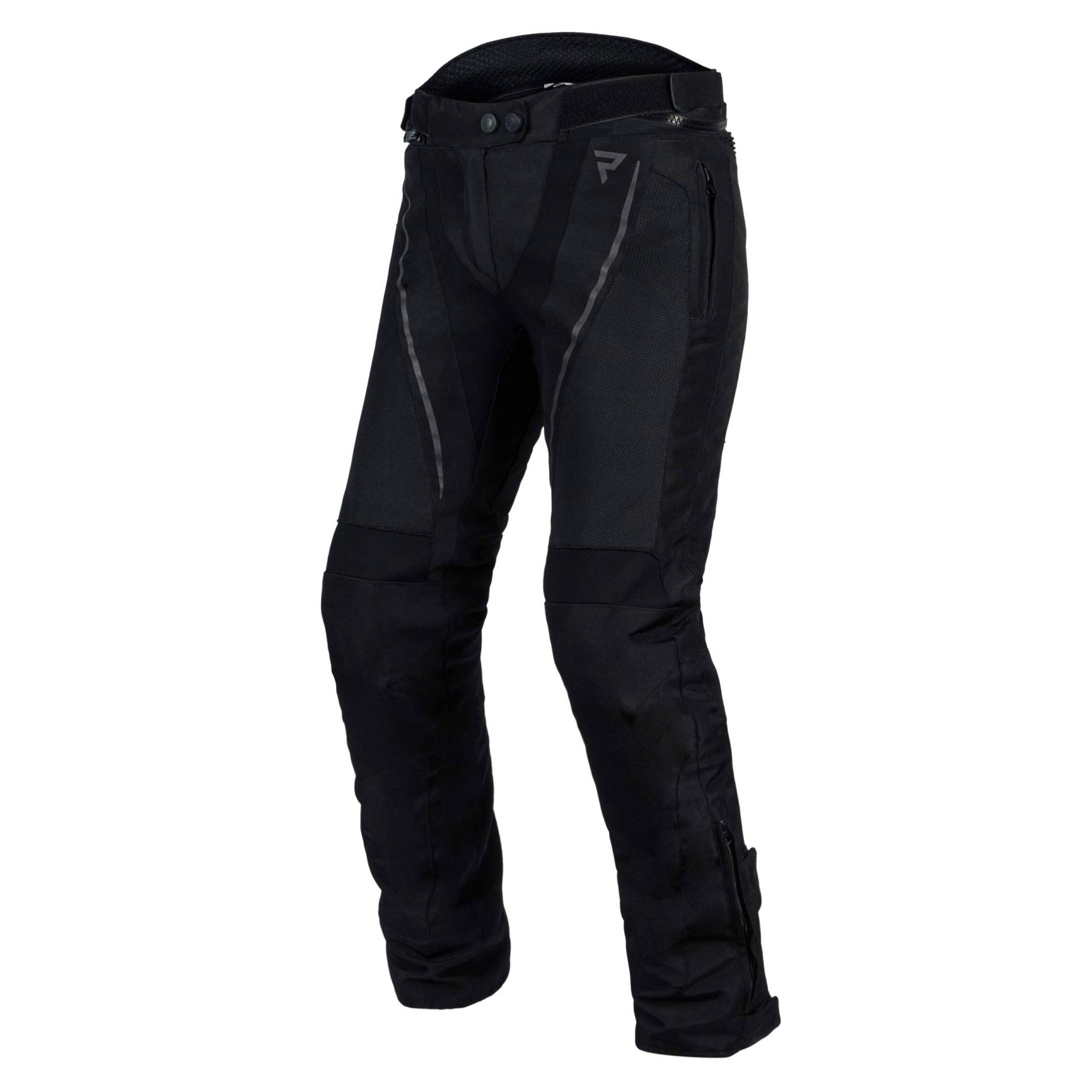 REBELHORN Flux Lady Motorradhose Damen Knie Protektoren L-XTR Membran Belüftung Paneele rutschfeste Einsatz Reflektierende Elemente von REBELHORN