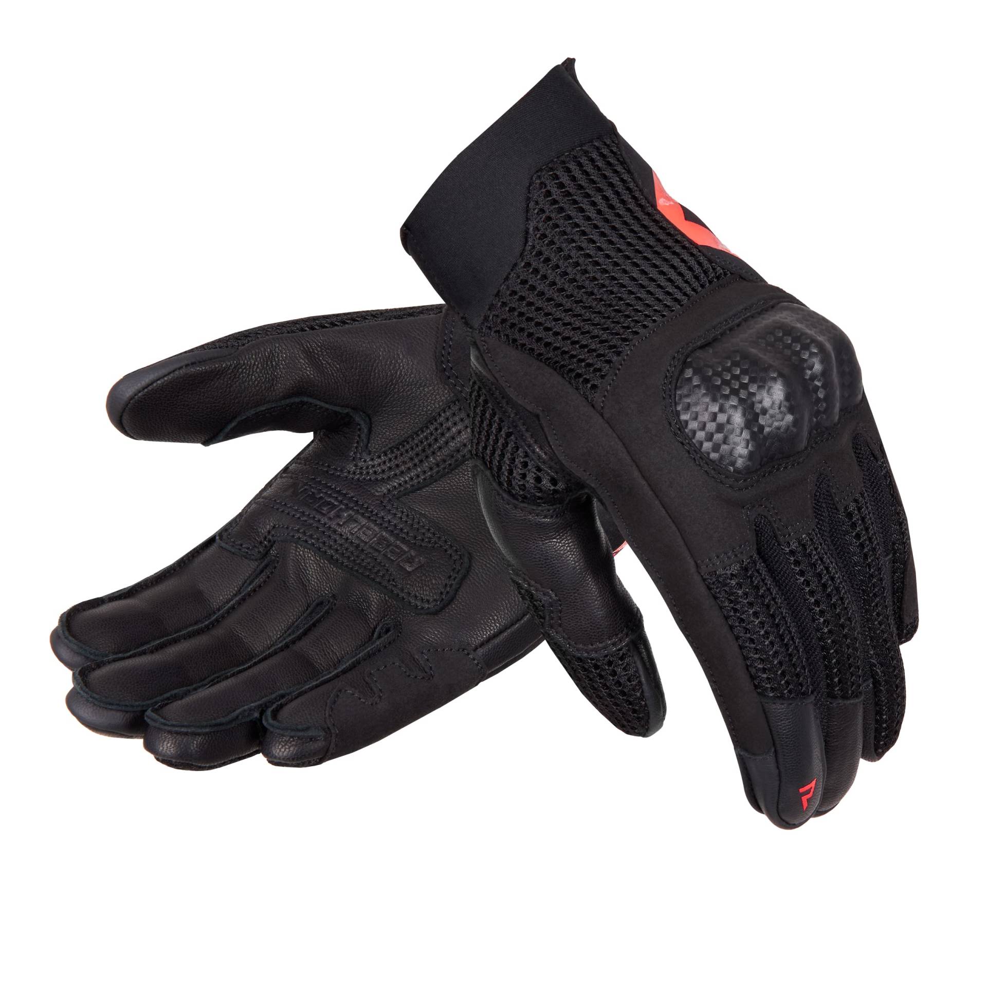 REBELHORN Gap III Lady Motorradhandschuhe Damen | Ziegenleder | Knöchel Protektoren | Belüftung mit 3D-Polyester-Mesh-Einsätzen von REBELHORN