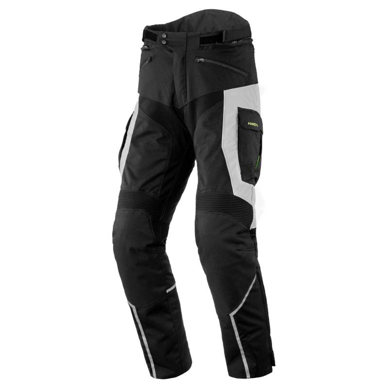 REBELHORN Hardy II Motorradhose Herren | Textil | Humax Membran | Knieprotektoren Stufe 2 | Herausnehmbares Thermofutter | 4 Belüftungskanäle von REBELHORN