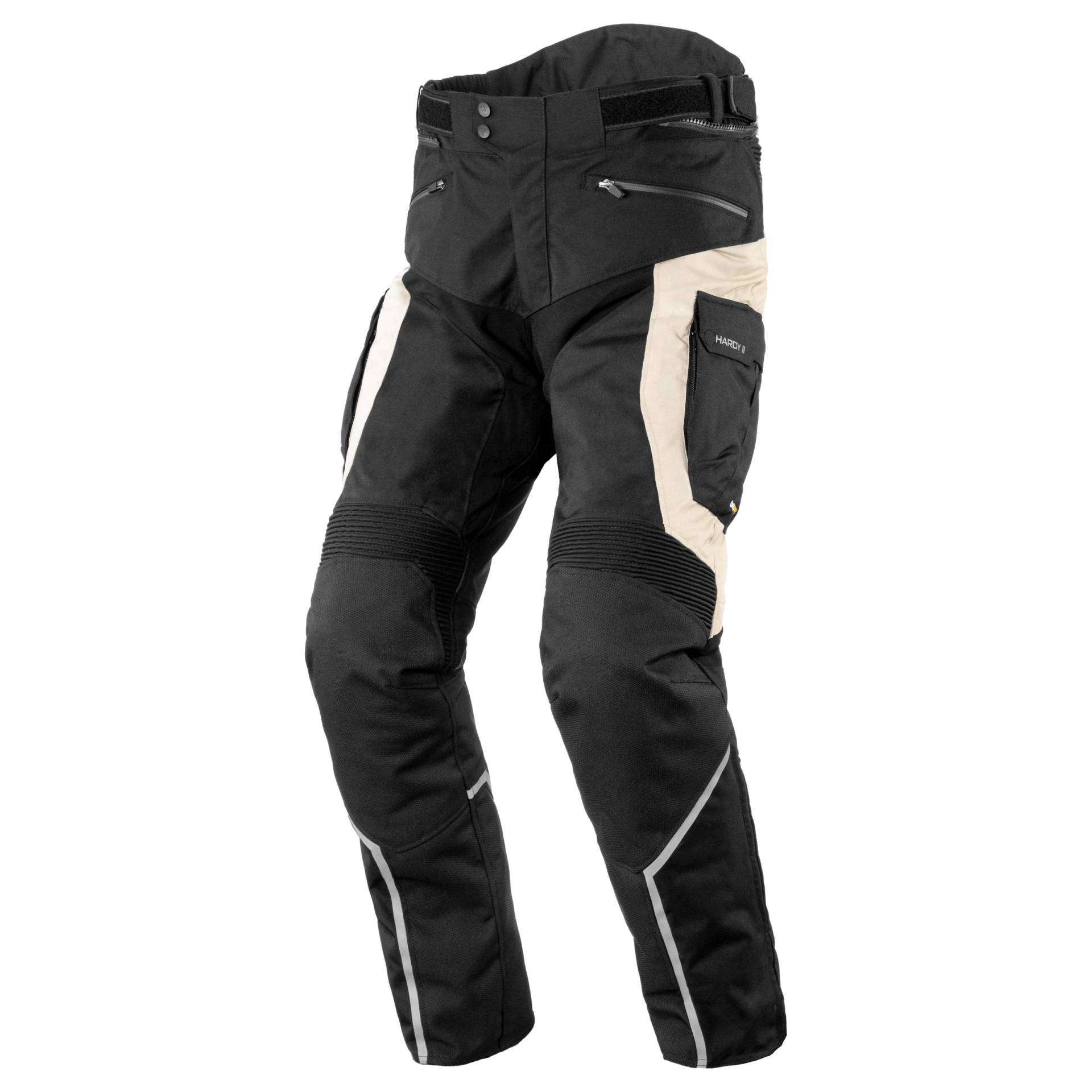 REBELHORN Hardy II Motorradhose Herren | Textil | Humax Membran | Knieprotektoren Stufe 2 | Herausnehmbares Thermofutter | 4 Belüftungskanäle von REBELHORN