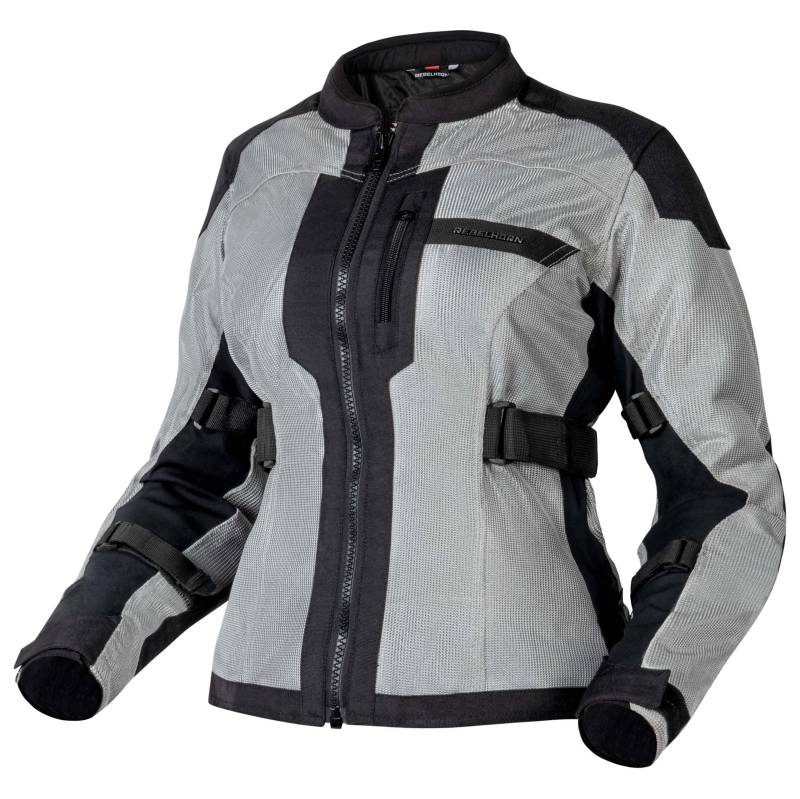 REBELHORN Scandal II Lady Motorradjacke Damen | Textile | Ellbogen und Schulterprotektoren Stufe 2 | Große Mesh-Einsätze | Doppel und Dreifachnähte | Reflektierende Elemente von REBELHORN