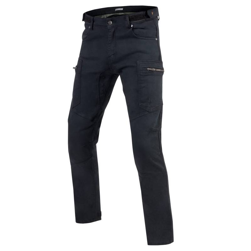 REBELHORN Urban III Motorradjeans Herren | Aramidfaser Futter | Knie und Hüftprotektoren | Belüftungslöcher | 7 Taschen | Loose Fit von REBELHORN