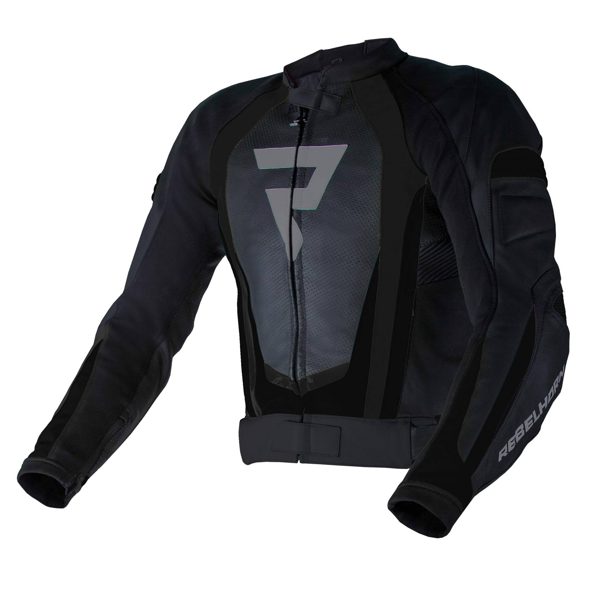 Rebelhorn Lederjacke Piston Ii Pro Black 50 von REBELHORN