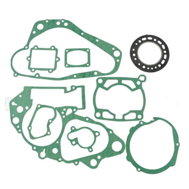 Motorrad Motor Kurbelgehäuse Kupplungsdeckel Zylinderkopfdichtungssatz for RMX250 1995-1998 RMX 250(Gasket kit) von REBNGXIE