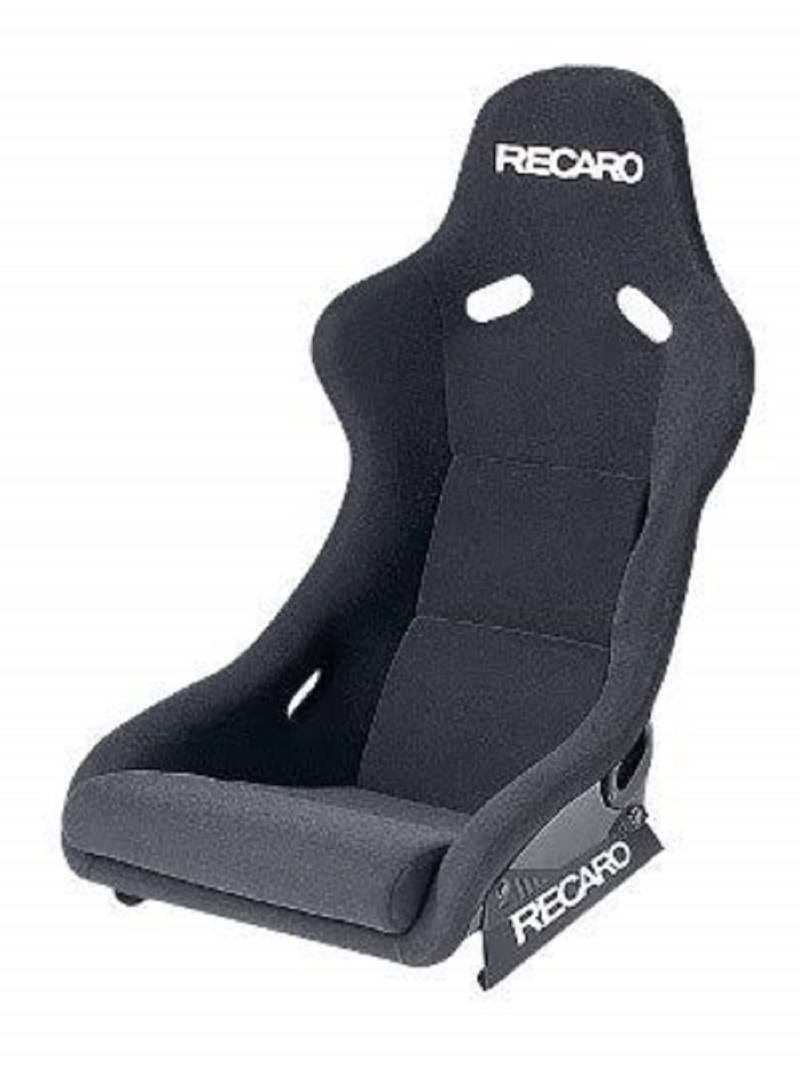 Recaro Pole Position Schalensitz, Sportsitz, Carbon mit Velour, Sitzfläche für Fahrer und Beifahrer, Schwarz, RC071480184A von RECARO