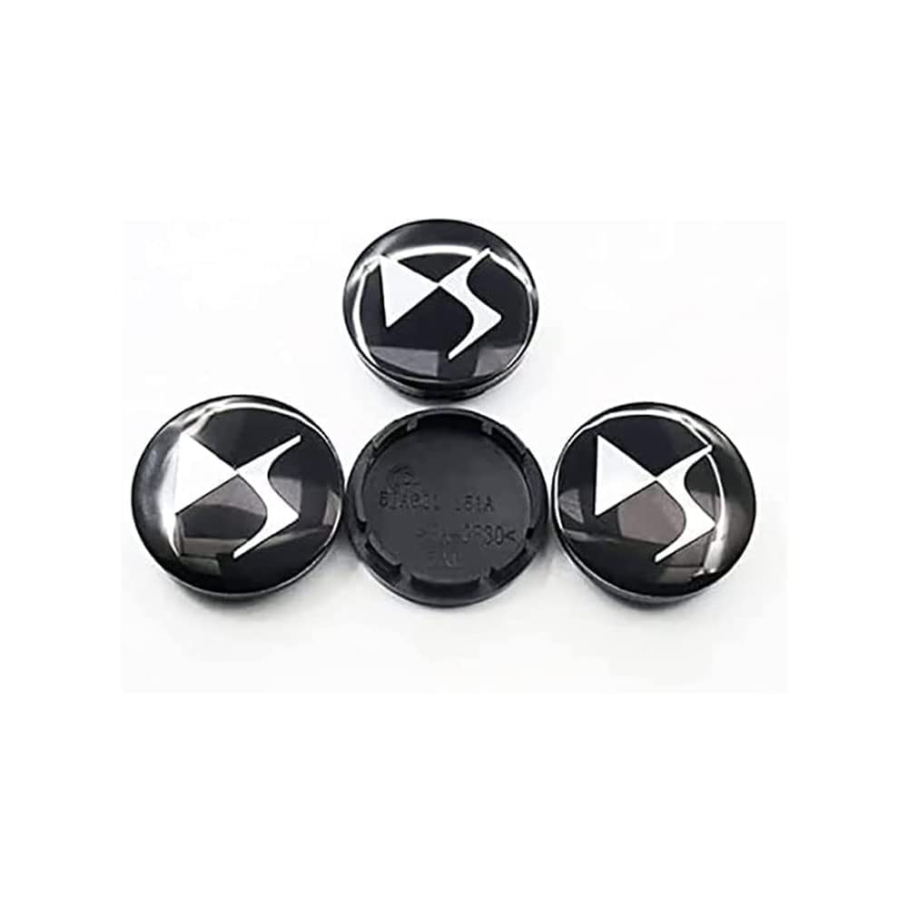 4 Stück Auto Nabendeckel für Citroen DS DS3 DS4 DS5 DS7 DS9 Crossback 60mm, Staubdicht Wasserdicht Anti Rost Mit Logo Radnabenabdeckung Radmittelkappen Nabenkappen Auto Zubehör von REDAEL