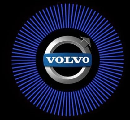 REDAEL Autotür Logo Projektor für Volvo XC60 40 90 VS40 60 90, HD Türbeleuchtung Logo Projektor, WillkommensLicht Auto Türbeleuchtung Logo, Unterbodenbeleuchtung Auto Zubehör,2PCS von REDAEL