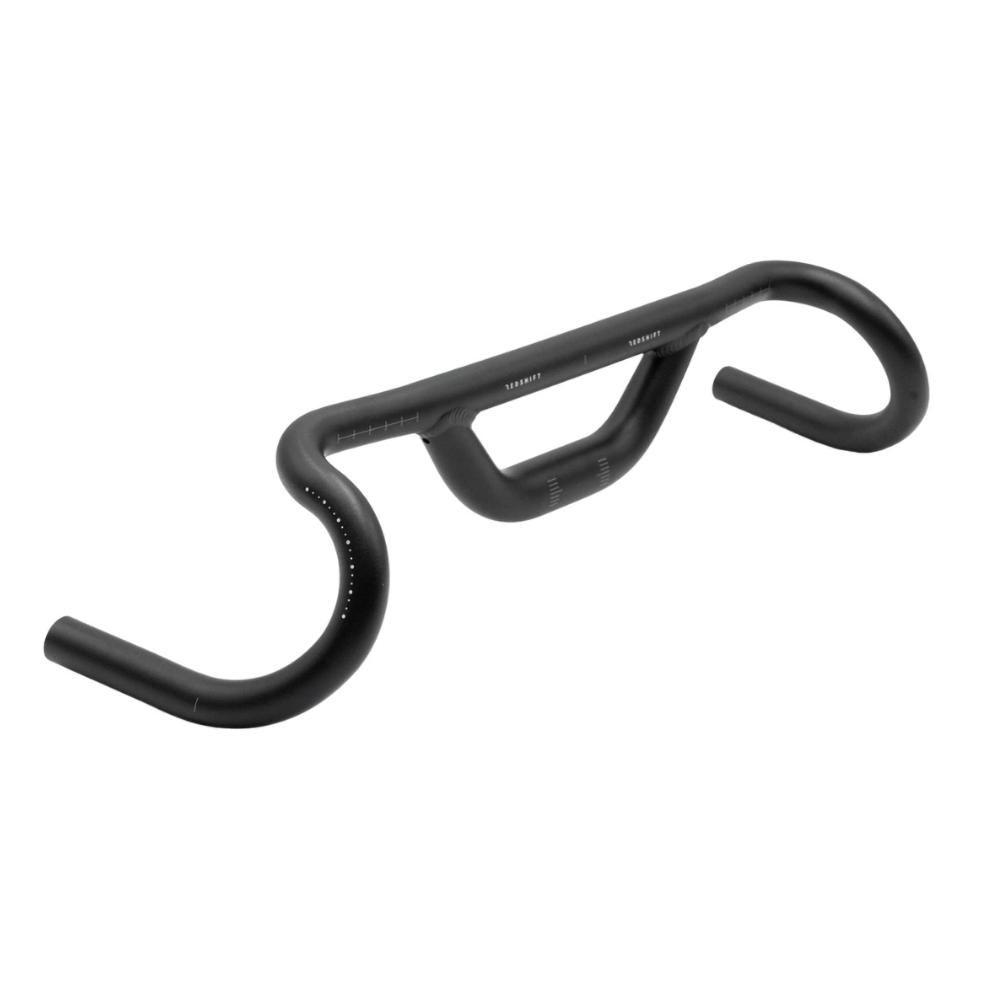 REDSHIFT Top Shelf Handlebar with 70 mm of Rise, 41 cm width for Road, Gravel, Touring, and Commuter Bikes, Aluminum Drop Bar von REDSHIFT