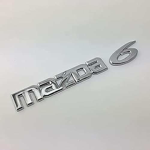 Emblem Logo Aufkleber für Mazda 2 3 6, Logo Cover Aufkleber Vorne/Hinten Kofferraum Logo Abzeichen Aufkleber Autoaufkleber Emblem Abziehbilder,C von REDVIT