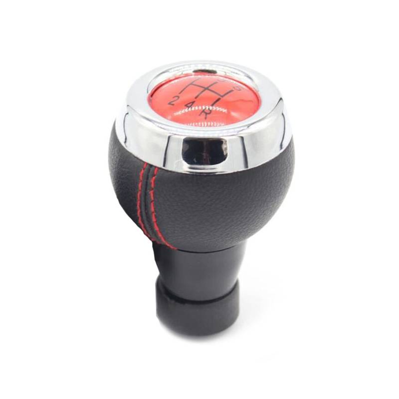 REETBQNMN 5 6 Gang Rot Schwarz Schaltknauf Passend for MINI Passend for COOPER R55 R56 R57 R58 R59 R60 R61 Passend for BMW Autozubehör Shift knob(5 Speed Red) von REETBQNMN