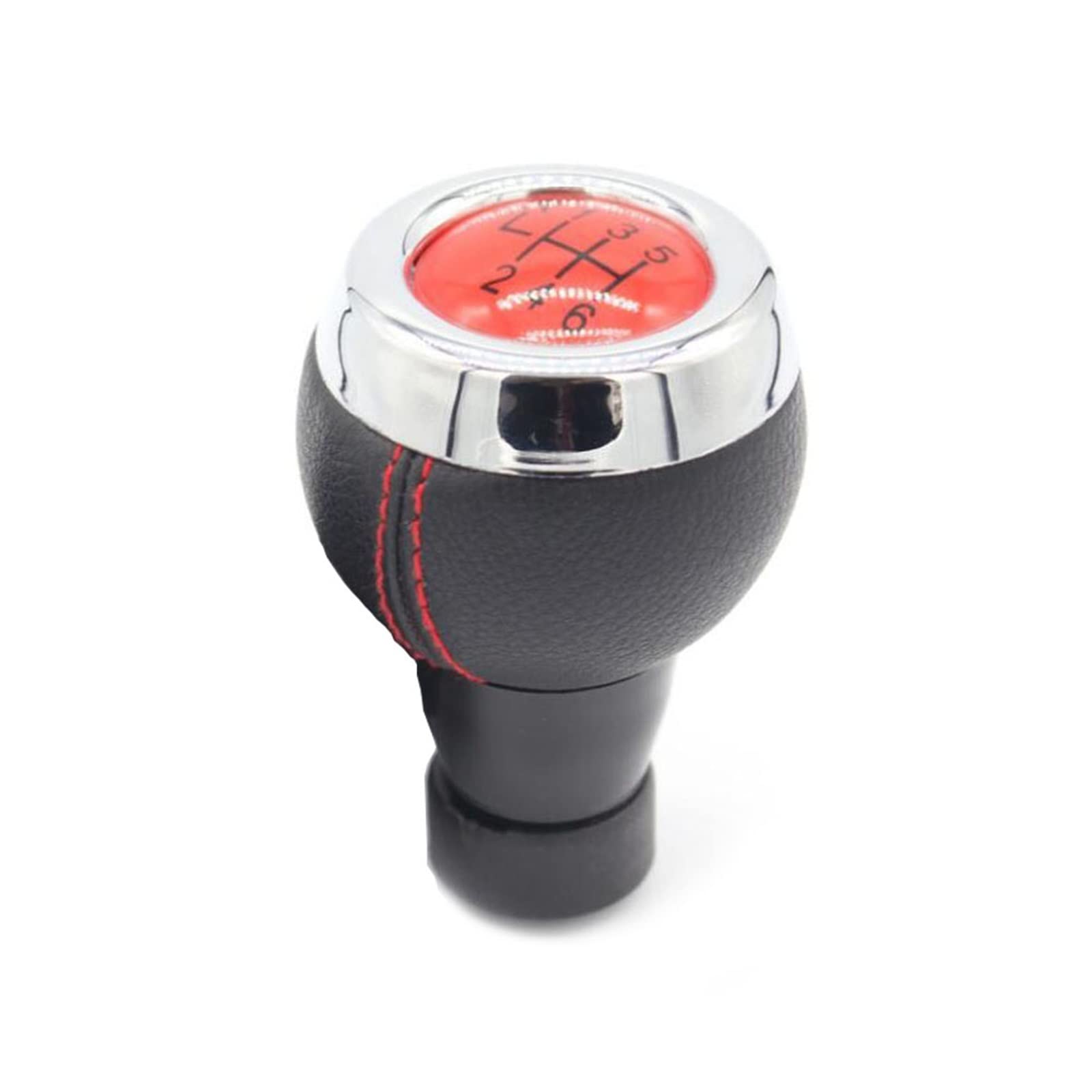 REETBQNMN 5 6 Gang Rot Schwarz Schaltknauf Passend for MINI Passend for COOPER R55 R56 R57 R58 R59 R60 R61 Passend for BMW Autozubehör Shift knob(6 Speed Red) von REETBQNMN