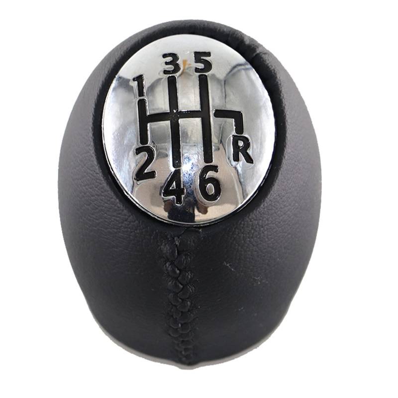 REETBQNMN Auto Schaltknauf Schaltkugel Handball Kopf Knopf Chromkappen passend for Renault passend for ESPACE MK4 2002-2008 MPV Shift knob(123456R leather) von REETBQNMN