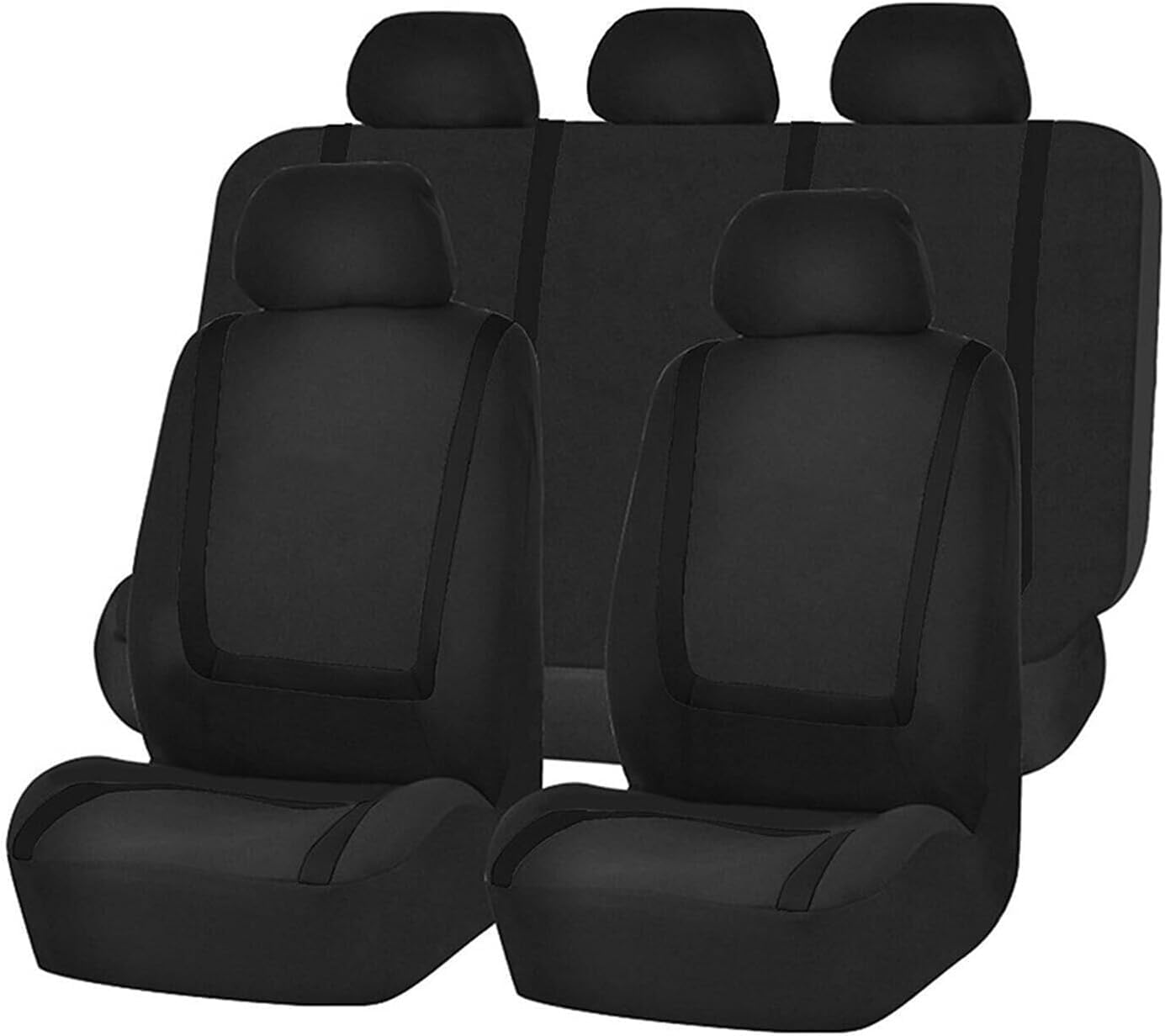 REFENG Auto Sitzbezüge Sets für Toyota Yaris 2017-2020, Allwetter Atmungsaktiv Komfortabler Verschleißfest Vordersitze Und Rücksitze Zubehör,A-1 von REFENG