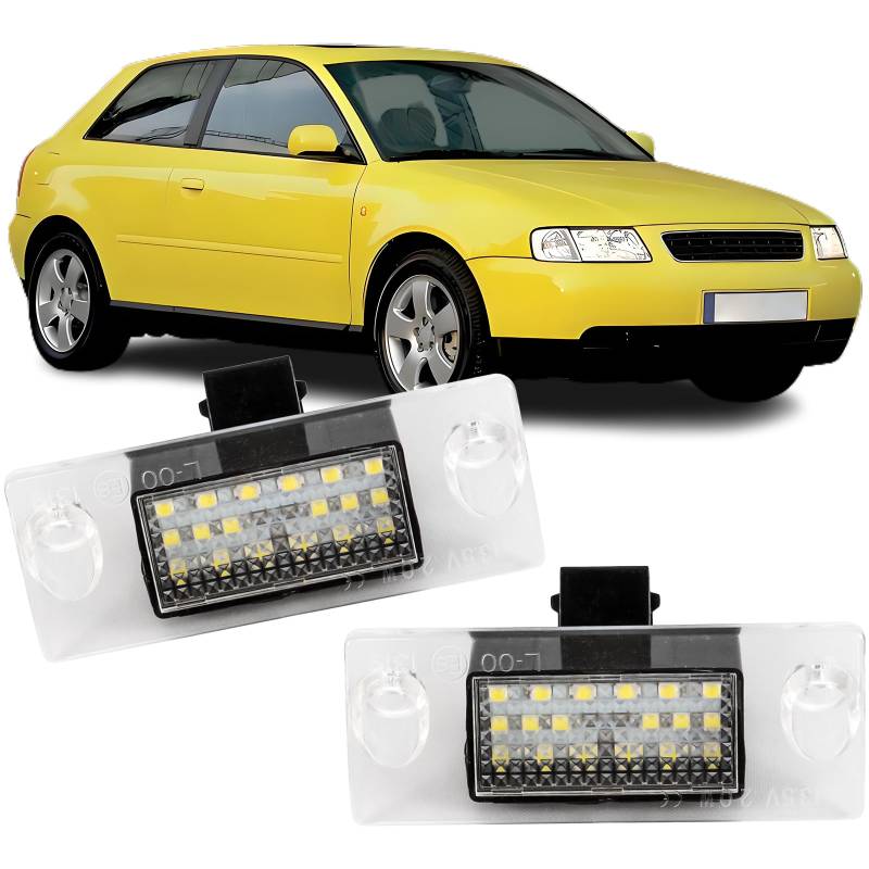 REINKO LED Kennzeichenbeleuchtung passt für Audi A3 8L A4 Limo./Avant B5 8D Vorfacelift von REINKO