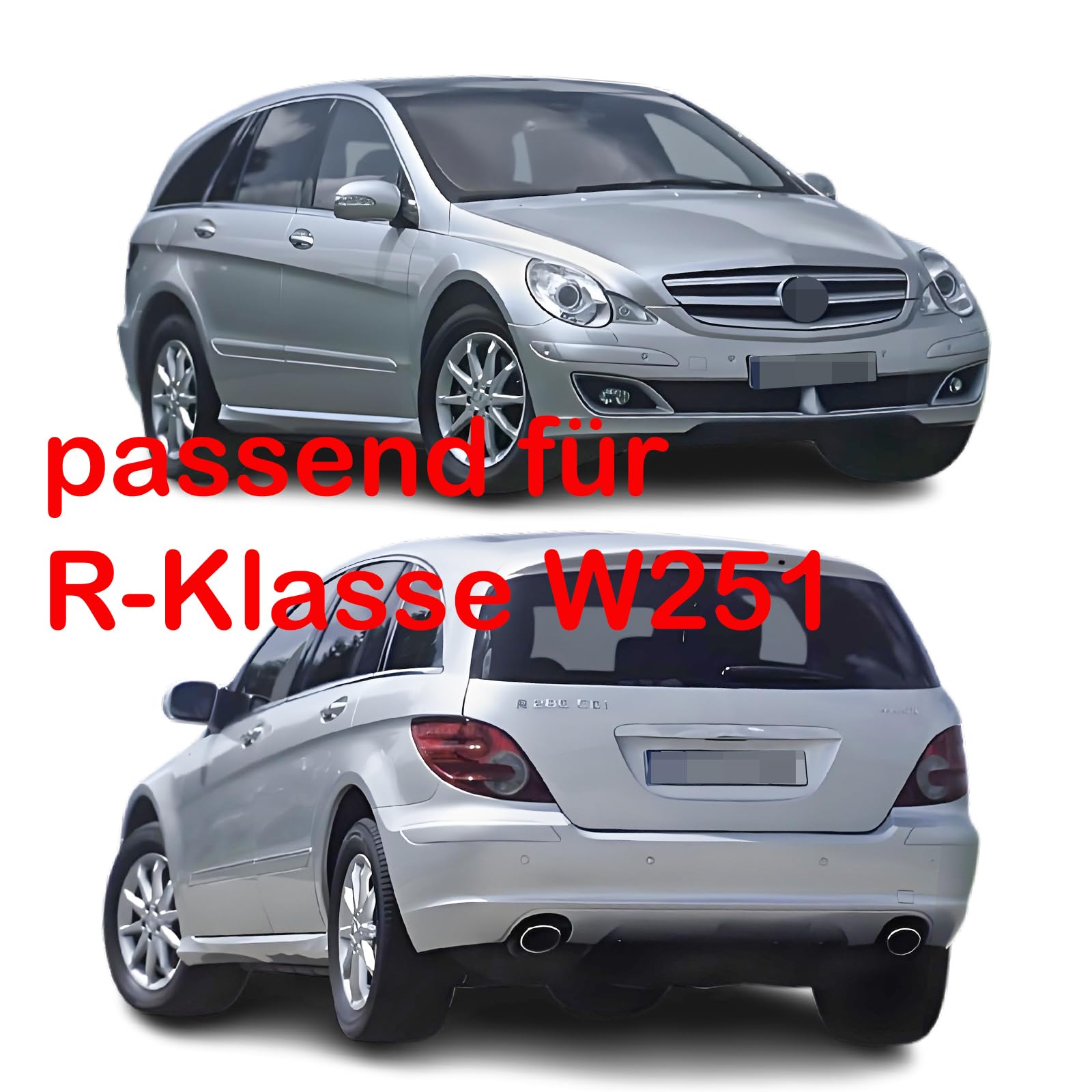 REINKO LED Kennzeichenbeleuchtung passt für Mercedes-Benz ML W164 GL X164 R-Klasse W251 von REINKO