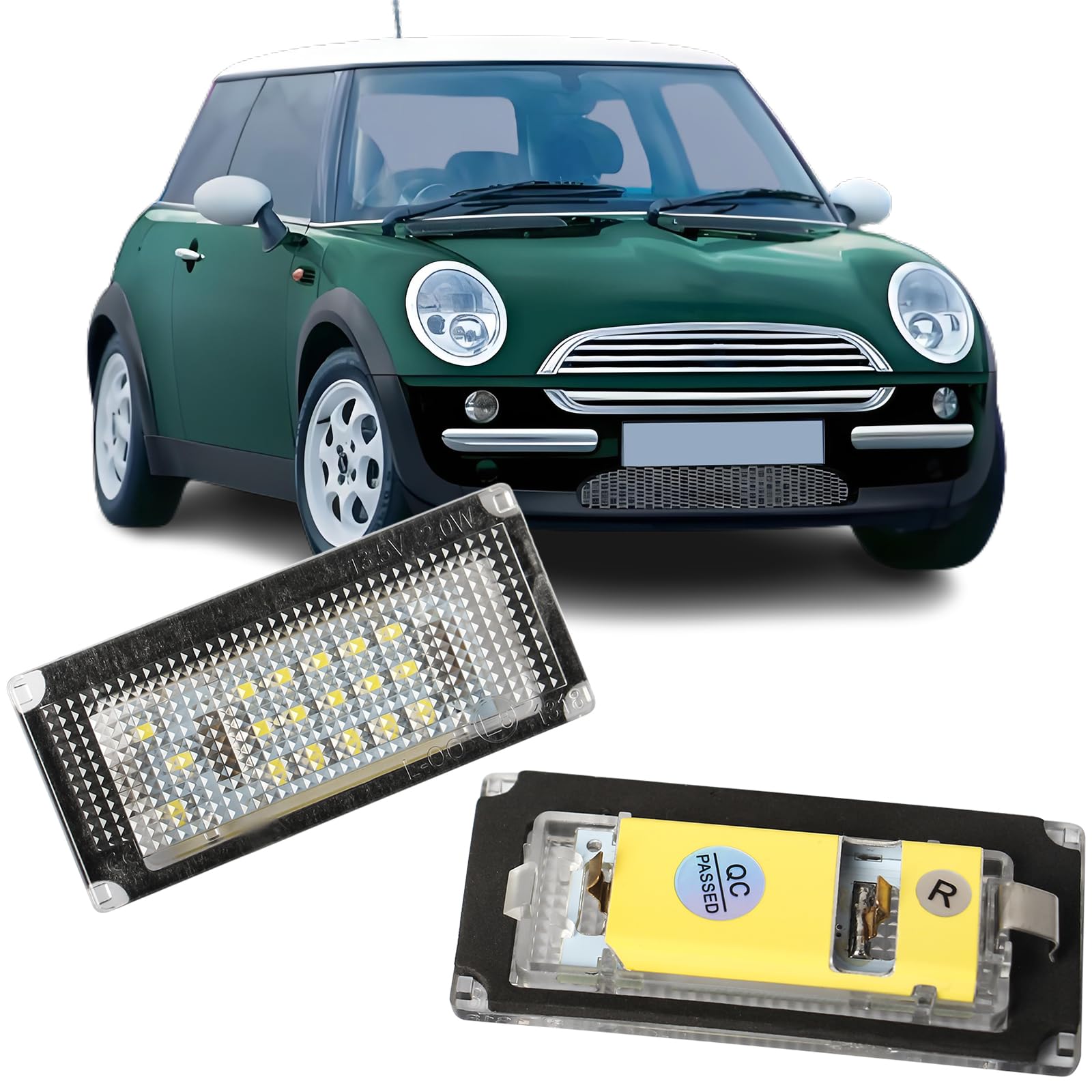 REINKO LED Kennzeichenbeleuchtung passt für Mini Cooper R50 R53 von REINKO