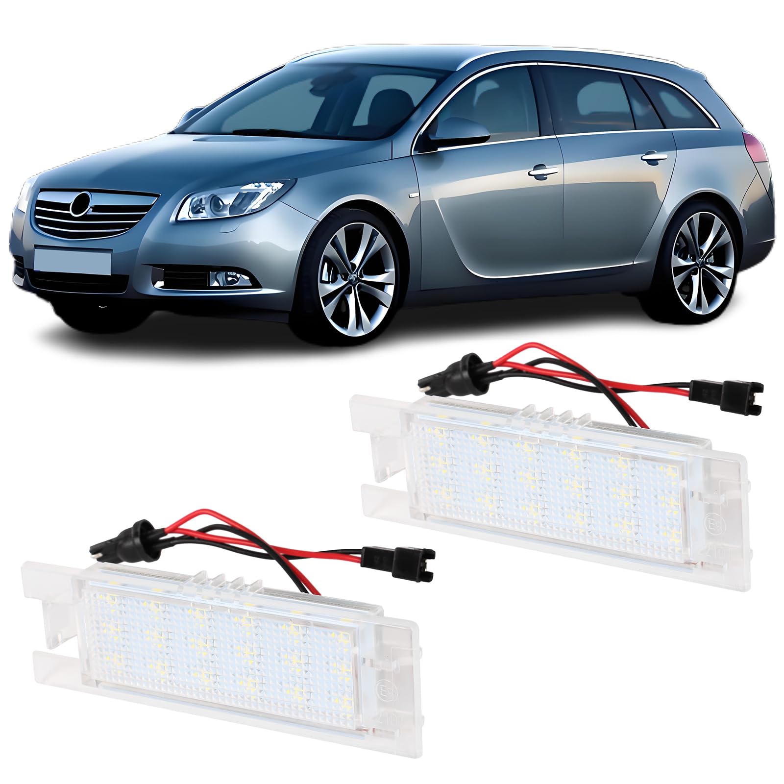 REINKO LED Kennzeichenbeleuchtung passt für Opel Insignia A Sports Tourer/Country Tourer Vorfacelift Bj. bis 07.2013 von REINKO