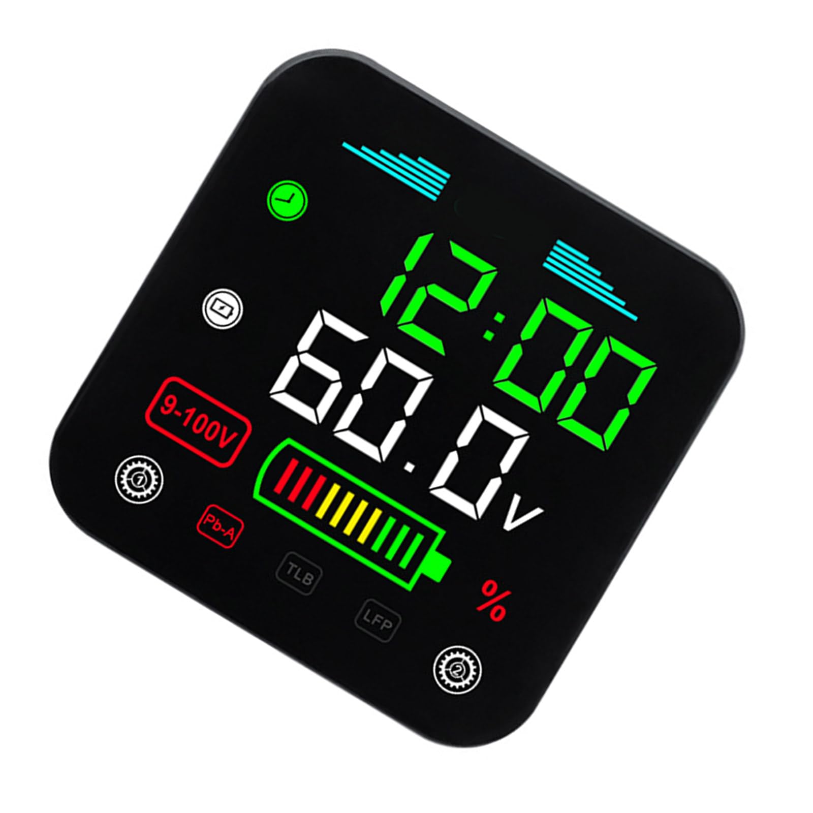 REITINGE LCD Digital Meter DC9-100V Batterie Kapazität Indikatoren Säure Lithium Life Batterie Kapazität Voltmeter von REITINGE