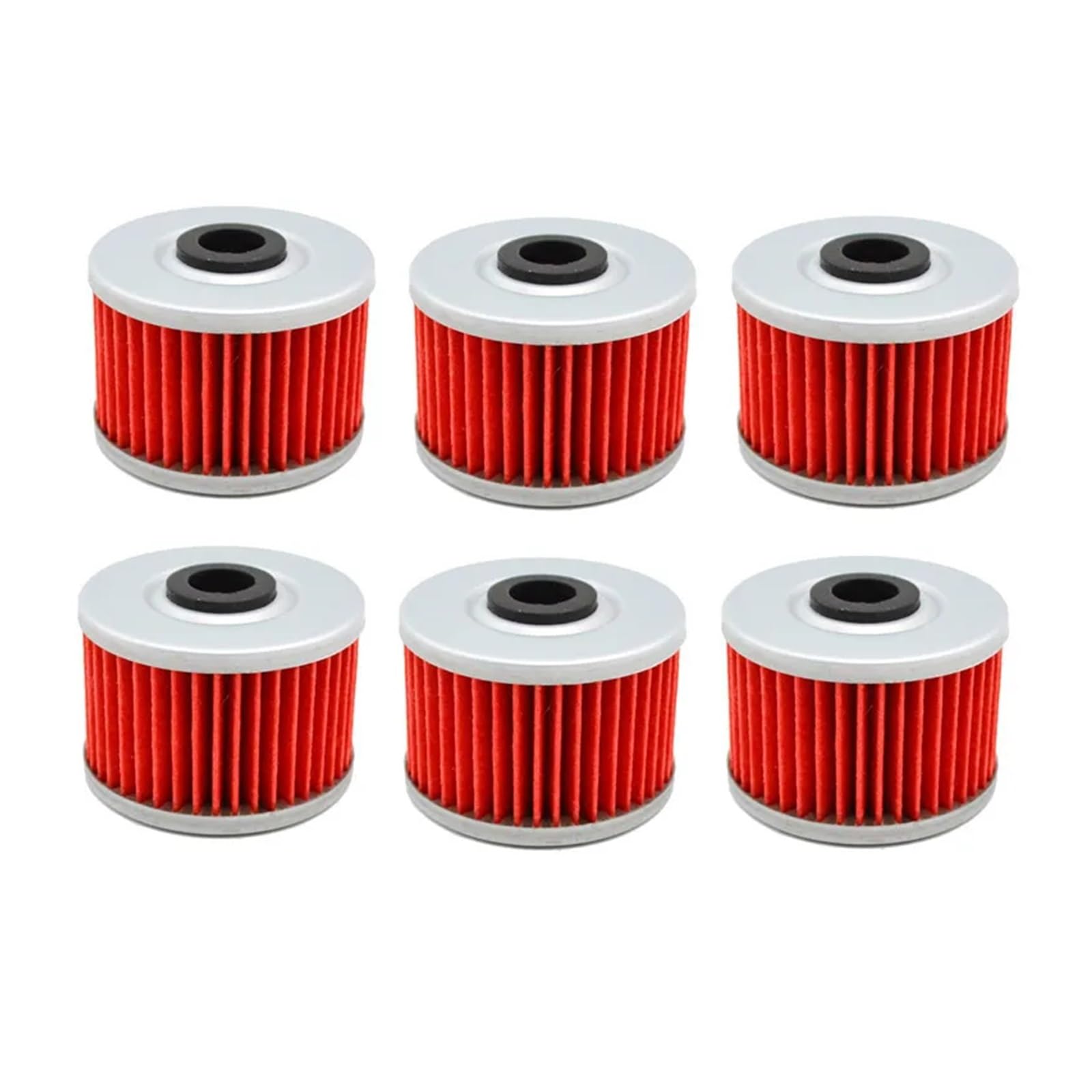 Ölfilter for DR-Z110 K3 K4 K5 for 500 Outlaw Predator Troy Lee Edition for 450 Wild HP 400 FSE SM(6pcs-red) von REKEELL