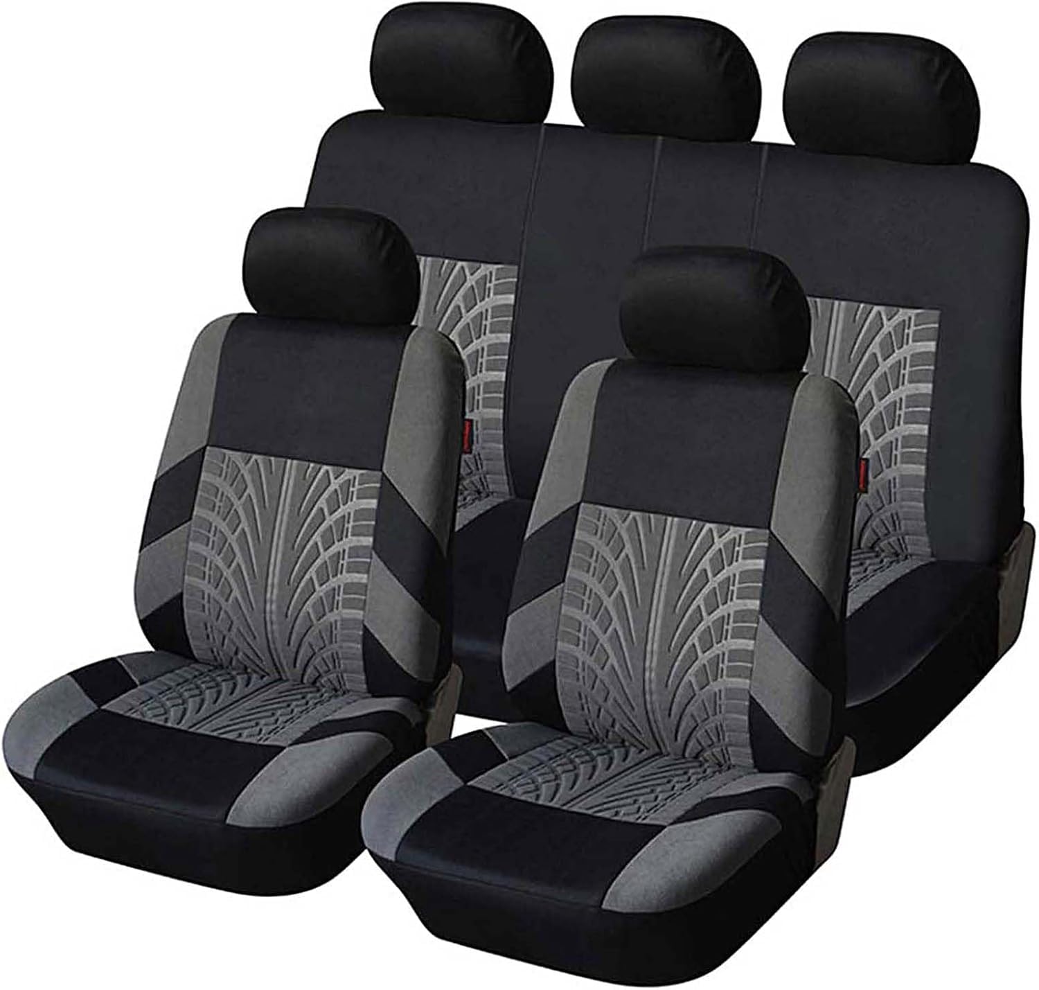 REMAZ Auto Sitzbezüge Sets für Seat Altea 2005 2006 20072008 2009, 5 Sitzer Allwetter Atmungsaktiv Autositz Schonbezug Innenraum Zubehör,C-Grey von REMAZ