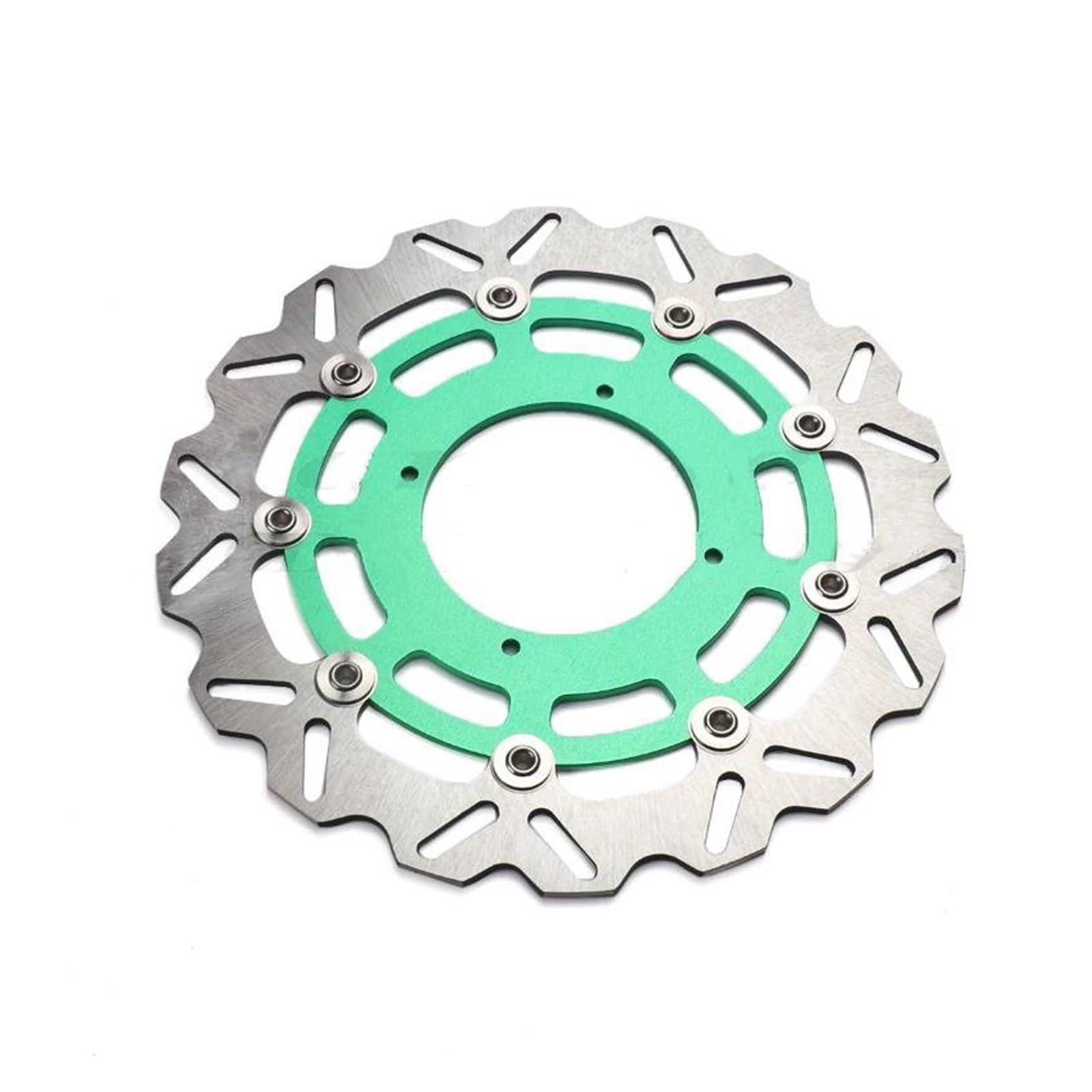 Bremsscheibe 320MM Oversize Front Floating Brake Disc Rotor Plate For Kawasaki Dirt Pit Bike Racing Motorcycle Supermoto Motorrad-Bremsscheibe von REPELKY