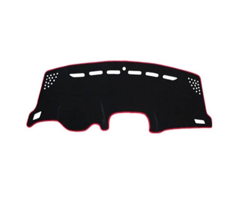 Für Jeep Für Renegade Für BU 2015-2022 Auto Dashboard Abdeckung Vermeiden Licht Pad Instrument Panel Matte Teppiche Sun Shade Pad (Color : Red Side, Größe : LHD) von REPELKY