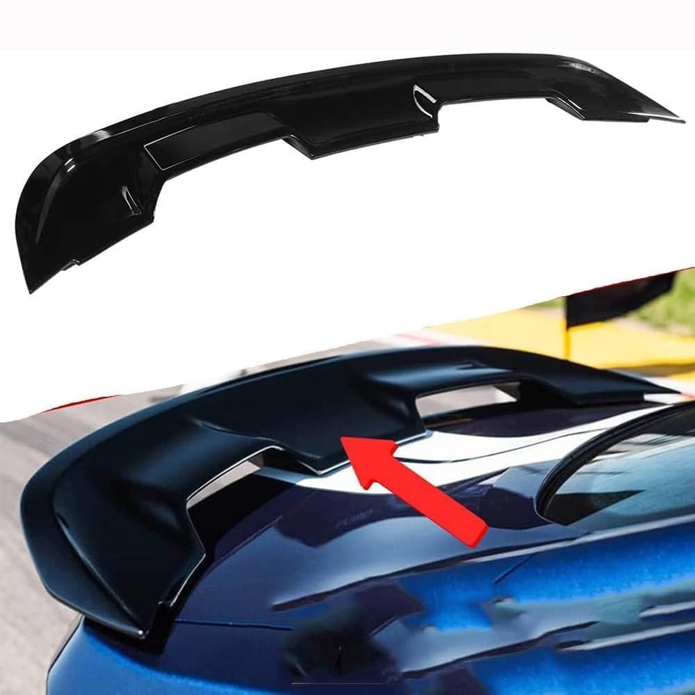 Heckspoiler Spoilerlippe für Ford Mustang GT500 GT350 2015-2020, Spoiler Hecklippenstamm Tail Flügel Leistung Heckspoiler Auto Sport Styling Kits Flügel von RESKIU